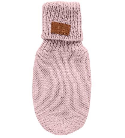 Melton Mittens - Wool/Cotton - 2-layer - Pink Melton Mittens - Wool/Cotton - 2-layer - Pink
