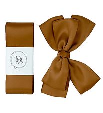 By Stær Baptism Ribbon w. Bow - Satin - Double Bow - Golden Br By Stær Baptism Ribbon w. Bow - Satin - Double Bow - Golden Br