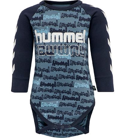 Hummel Bodysuit l/s - hmlBilly - China Blue