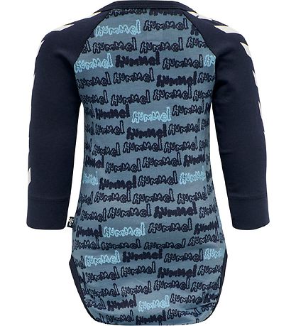 Hummel Bodysuit l/s - hmlBilly - China Blue