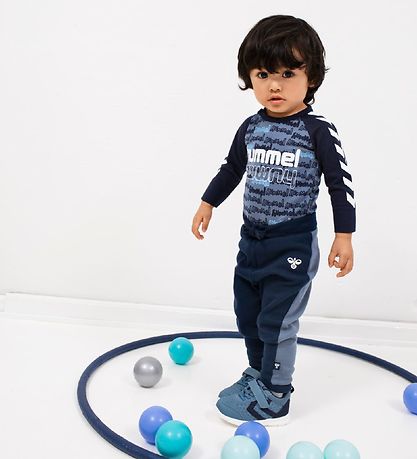 Hummel Bodysuit l/s - hmlBilly - China Blue