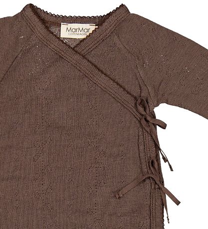 MarMar Wrap Wrap Jumpsuit - Wool - Pointelle - Rula - Terre MarMar Wrap Wrap Jumpsuit - Wool - Pointelle - Rula - Terre