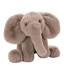 Jellycat Soft Toy - 24x12 cm - Smugde Elephant Jellycat Soft Toy - 24x12 cm - Smugde Elephant