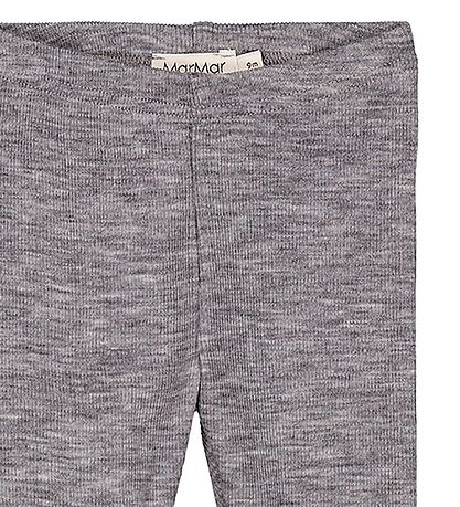 MarMar Leggings - Wool - Leg - Grey Melange