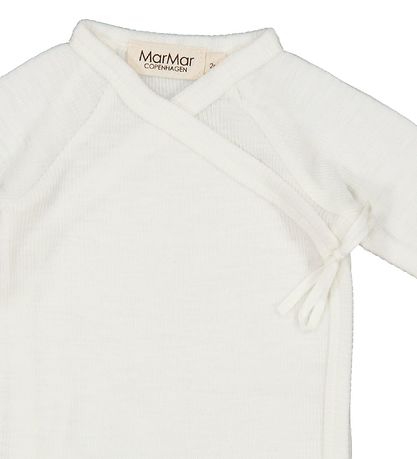 MarMar Wikkelromper l/s - Wol - Belita - Natural