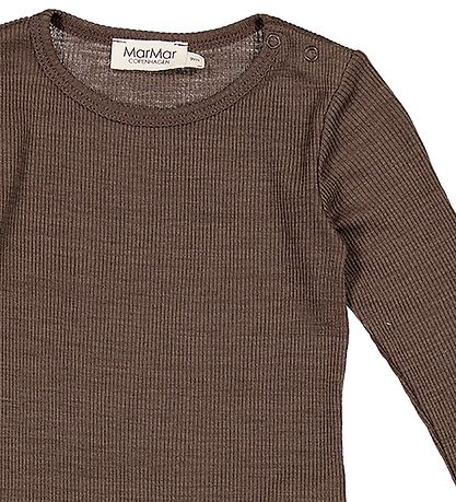 MarMar Bodysuit l/s - Wool - Bense - Terre