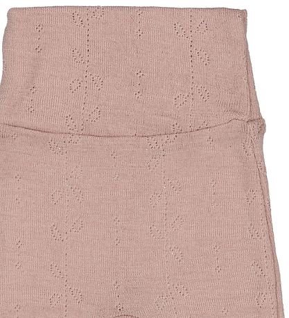 Pantalon MarMar - Laine - Pointelle - Bière - Brûlée Rose