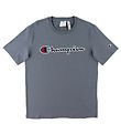 Champion Fashion T-shirt - Grey w. Logo Champion Fashion T-shirt - Grey w. Logo
