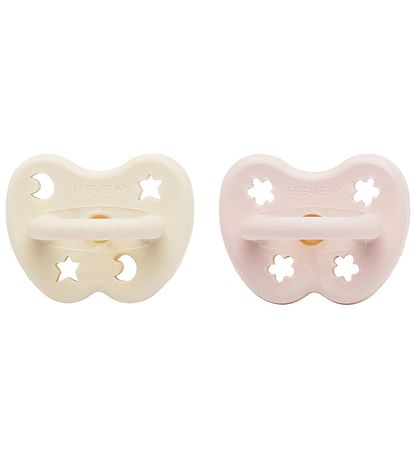 Hevea Pacifiers - 0-3 Mths. - 2-Pack - Natural Rubber - Powder P Hevea Pacifiers - 0-3 Mths. - 2-Pack - Natural Rubber - Powder P