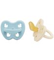 Hevea Pacifiers - 0-3 Mths. - 2-Pack - Natural Rubber - Baby Blu Hevea Pacifiers - 0-3 Mths. - 2-Pack - Natural Rubber - Baby Blu