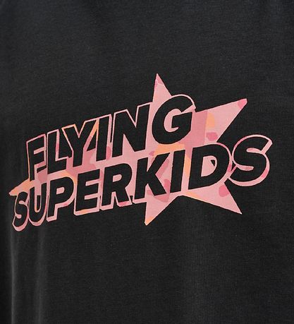 T-Shirt Hummel - HmlFlying Diez - Noir/Rose