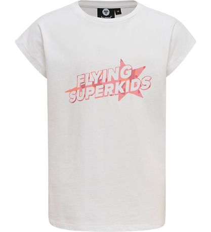 T-Shirt Hummel - HmlFlying Diez - Blanc/Rose