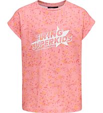 Hummel T-Shirt - HmlFlying Diez - Pink/White