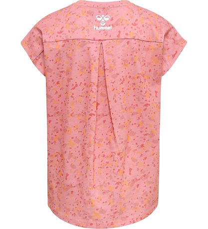 T-Shirt Hummel - HmlFlying Diez - Rose/Blanc