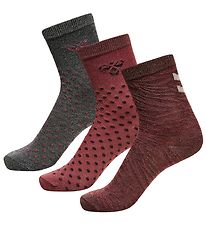 Hummel Socks - hmlBeta - 3-Pack - Roan Rouge Hummel Socks - hmlBeta - 3-Pack - Roan Rouge