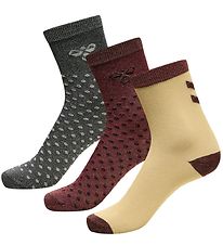Hummel Socks - hmlBeta - 3-Pak - Chocolate Truffle Hummel Socks - hmlBeta - 3-Pak - Chocolate Truffle