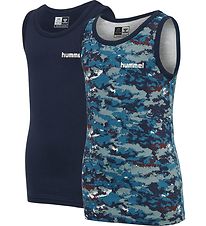 Hummel Undershirt - hmlNolan - 2-Pak - Black Iris