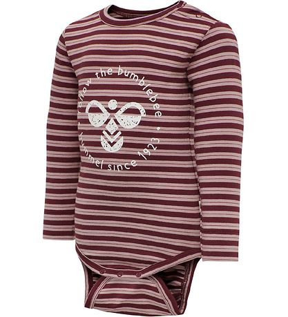 Hummel Bodysuit l/s - hmlKayla - Chocolate Truffle