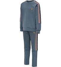 Hummel Sweat Set - hmlElla - China Blue Hummel Sweat Set - hmlElla - China Blue