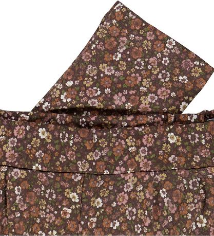 Wheat Trousers - Beetle - Maroon Flowers Wheat Trousers - Beetle - Maroon Flowers