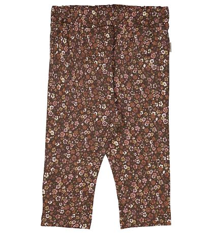 Wheat Trousers - Beetle - Maroon Flowers Wheat Trousers - Beetle - Maroon Flowers