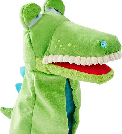 HABA Hand puppet - Crocodile - 26 cm - Green