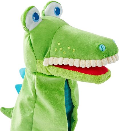 HABA Hand puppet - Crocodile - 26 cm - Green