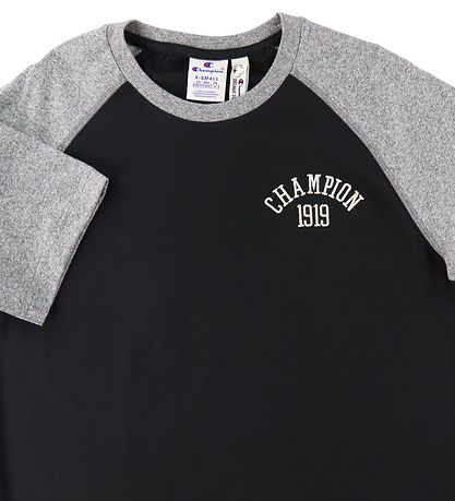 Champion Fashion T-shirt - Black/Grey Melange