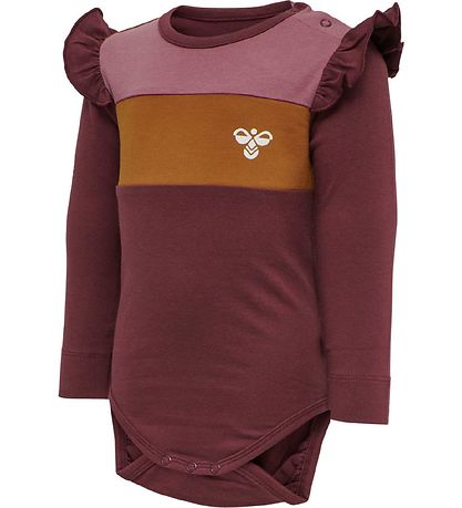 Hummel Bodysuit l/s - hmlSunset - Chocolate Truffle