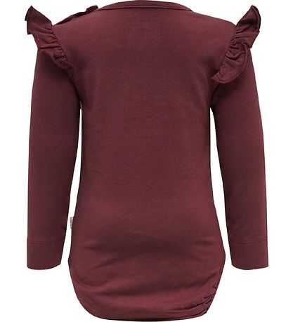 Hummel Bodysuit l/s - hmlSunset - Chocolate Truffle