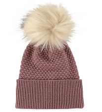 MP Beanie w. Pom-Pom - Oslo - Wool - Rose MP Beanie w. Pom-Pom - Oslo - Wool - Rose