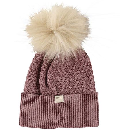 MP Beanie w. Pom-Pom - Oslo - Wool - Rose