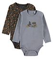 Fixoni Rompers l/s - 2-pack - Tradewinds/Ebony Fixoni Rompers l/s - 2-pack - Tradewinds/Ebony