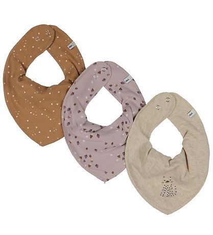 Pippi Baby Drool bib - 3-Pack - Violet Ice