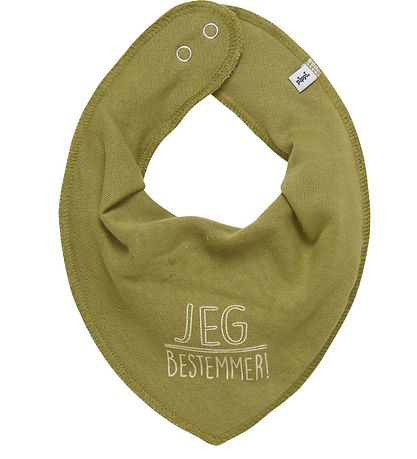 Bavoir Bandana Pippi - Pointu - Green Mousse av. Je décide