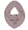 Pippi Teething Bib - Pointy - Violet Ice w. Mors Pige Pippi Teething Bib - Pointy - Violet Ice w. Mors Pige