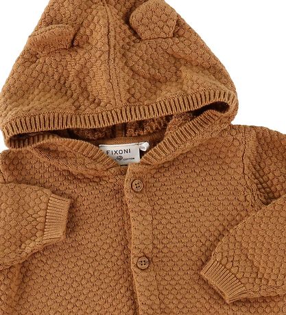 Fixoni Cardigan - Knitted - Lion w. Ears