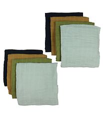 Pippi Baby Muslin Cloths - Organic - 8-Pack - 65x65 cm - Ombre B Pippi Baby Muslin Cloths - Organic - 8-Pack - 65x65 cm - Ombre B