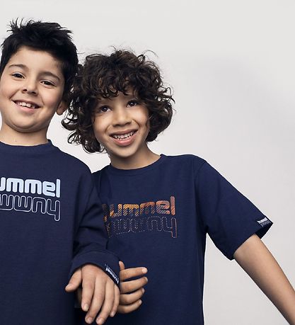 T-Shirt Hummel - hmlGrand - Black Iris T-Shirt Hummel - hmlGrand - Black Iris