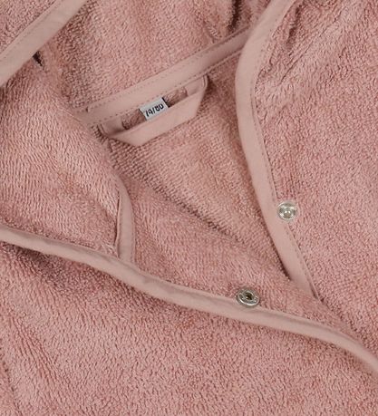 Pippi Baby Bathrobe - Misty Rose w. Fox Pippi Baby Bathrobe - Misty Rose w. Fox