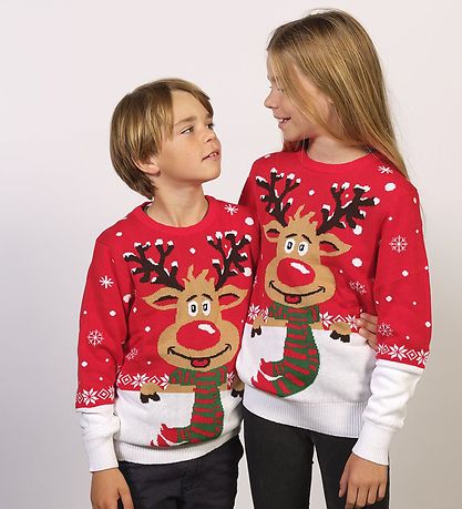 Blouse Jule-Sweaters - De Rodolphe - Rouge Blouse Jule-Sweaters - De Rodolphe - Rouge