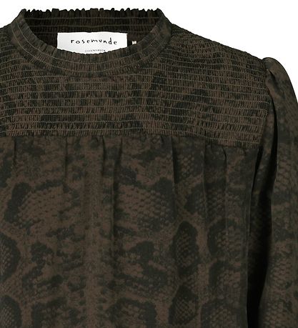 Rosemunde Blouse - Smoaked Oak Snake Print