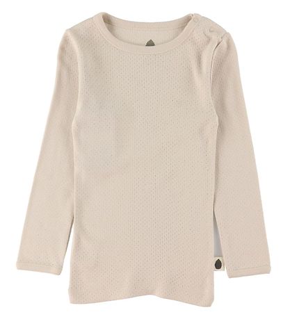 Pine Cone Bluse - Pointelle Dot - Natura Pine Cone Bluse - Pointelle Dot - Natura