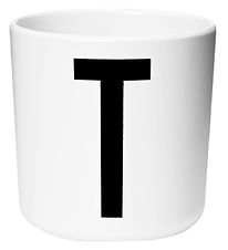 Design Letters Cup - Ecozen - White w. T Design Letters Cup - Ecozen - White w. T