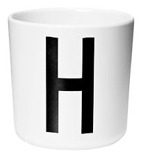 Design Letters Cup - Ecozen - White w. H Design Letters Cup - Ecozen - White w. H
