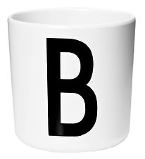 Design Letters Cup - Ecozen - White w. B Design Letters Cup - Ecozen - White w. B