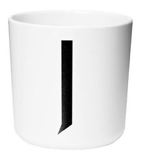 Design Letters Cup - Ecozen - White w. J Design Letters Cup - Ecozen - White w. J