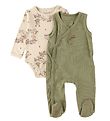 Fixoni Romper w. Bodysuit l/s - Sheer Bliss/Beige w. Bears Fixoni Romper w. Bodysuit l/s - Sheer Bliss/Beige w. Bears