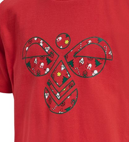 T-Shirt Hummel - hmlPère Noël - Rouge T-Shirt Hummel - hmlPère Noël - Rouge