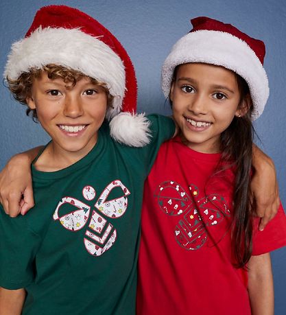 T-Shirt Hummel - hmlPère Noël - Rouge T-Shirt Hummel - hmlPère Noël - Rouge